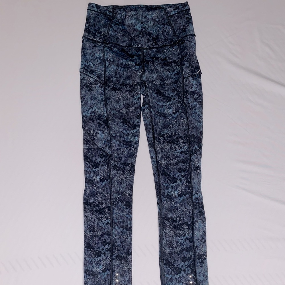 Lululemon Fast And Free Tight 7/8 Sz 4